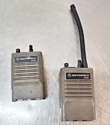 Motorola Radios HT600 1 With And 1 Without Antenna No Batteries Lot Of 2 • $44.99