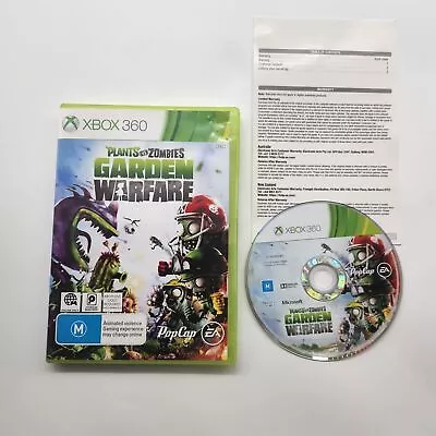 Plants Vs Zombies Garden Warfare Xbox 360 Game PAL 25F4 • $6.95