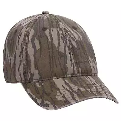 Otto Cap Mossy Oak Camouflage Garment Washed 6 Panel Low Profile Baseball Cap • $14.58