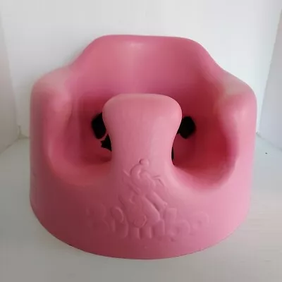 Bumbo Baby Infant Floor Seat With Safety Belt Strap Pink • $30