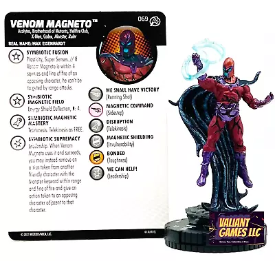 Marvel Heroclix Venom Magneto #069 W/ Card Avengers Fantastic Four Empyre Set • $129.95