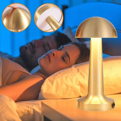 £13.98 • Buy Vintage LED Table Lamp Bedside Desk Lamp Mushroom Night Light Home Bedroom Decor