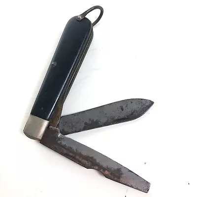  Vintage Camillus New York USA 2 Blade Pocket Electricians Knife • $19