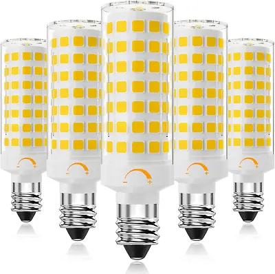 E11 LED Light Bulb 7W Dimmable JDE11 120V 75W Halogen Equivalent E11 Mini Cand • $37.97