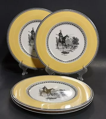 Villeroy & Boch Audun Chasse Dinner Plates 10 1/2  New Set Of Four  • $159.99