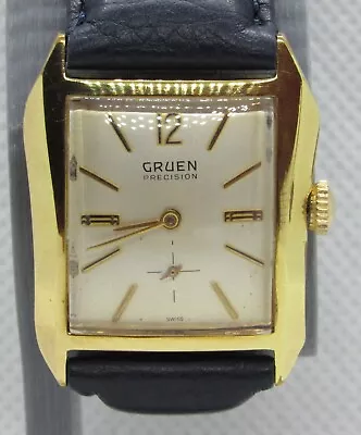 1960s Men's Gruen Precision Manual Wind Watch - Restored And Running • $75