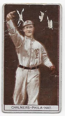 1912 T207 Brown Background GEORGE CHALMERS Philadelphia Phillies RECRUIT • $29.99