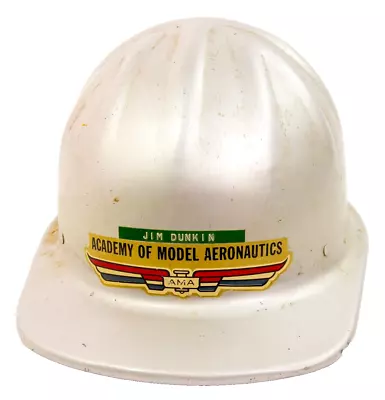 McDonald T Hat Standard Hard Hat Vintage Aluminum Mine Safety Aeronautics AMA • $33.99