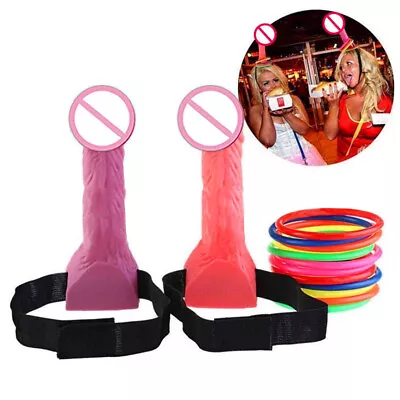 2x Hen Party Game Dick Head Willy Toss Hoopla Bride To Be Novelty Secret Gifts • $8.99