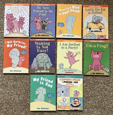 Mo Willems Elephant & Piggie Lot 12 PB Books K-2  LIKE NEW/VERY GOOD ~ FREE SHIP • $33.99