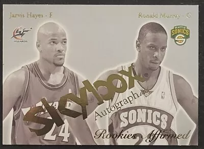 03-04 Skybox Autographics Rookies Affirmed Jarvis Hayes/Ronald Murray • $1.75