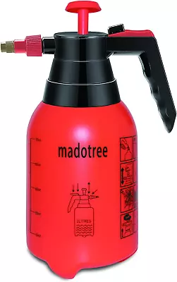 Madotree Multi-Use Pump Action Pressure Sprayer-2L Hand Garden Sprayer With & • £16.65