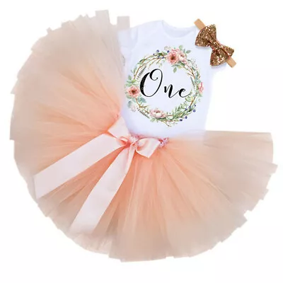 Girls 1st Birthday Tutu Set Assorted Styles - LOCATED IN & POSTED FROM AUSTRALIA • $35