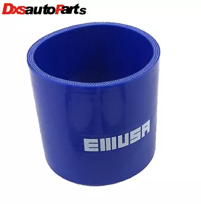 Universal 3  Blue Straight Silicone Hose Coupler 4 Layer Polyester High Temp • $9.99