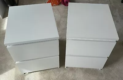 IKEA MALM Chest Of 2 Drawers White X2 • £40