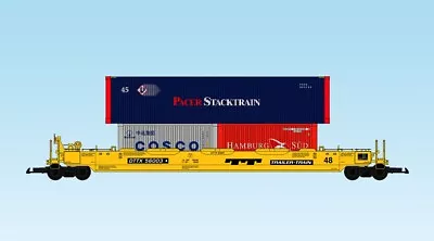 USA Trains R17141 TrailerTrain (TT) - Yellow w/Containers (#1) • $299.95