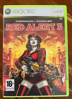 Command & Conquer Red Alert 3 (Microsoft XBOX 360) Complete W/ Manual + Poster • $12