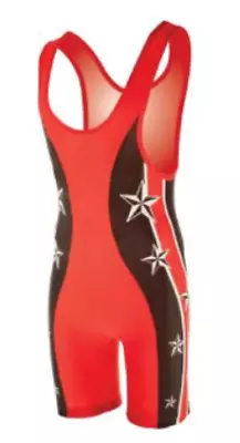 Matman Beijing Olympic Wrestling Singlet - Red • $29.95