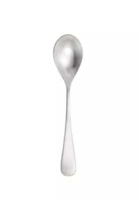 Fortessa Mariposa Brushed Stainless Steel Dessert/Soup Spoon Silverware Flatware • $8