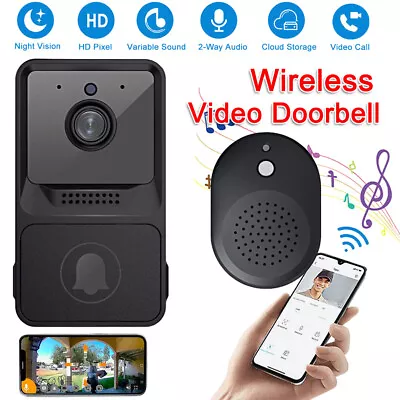 Wireless Doorbell Camera Video Doorbell Video Smart Intercom Security Camera AU • $22.99