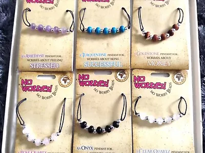 GEMSTONE NECKLACES - Brand New - Job Lot Of 13 Items • £10