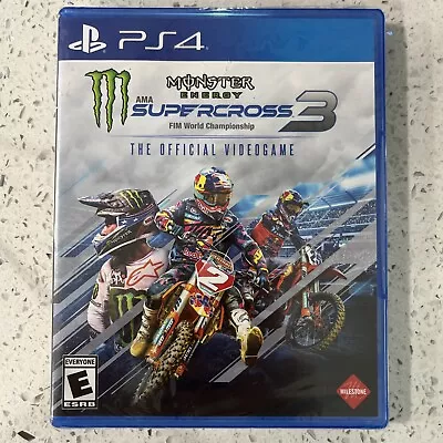 Monster Energy Supercross 3 (PS4) Loose Disc • $13