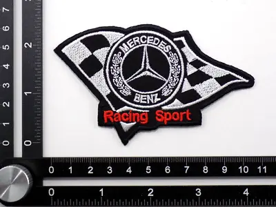 MERCEDES BENZ RACING EMBROIDERED PATCH IRON/SEW ON ~4-1/8''x 2-1/2  FORMULA1 AMG • $7.99