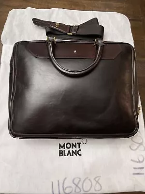 Montblanc Slim Heritage 116808 Document Case WITH IMPERFECTIONS (CHECK PICTURES) • $700