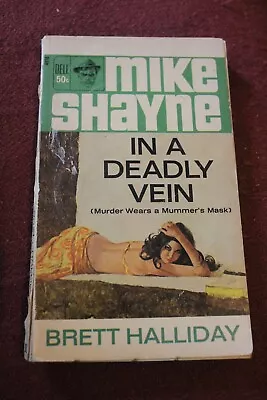 Vintage Mike Shayne In A Deadly Vein Paperback Book--Read Description • $5
