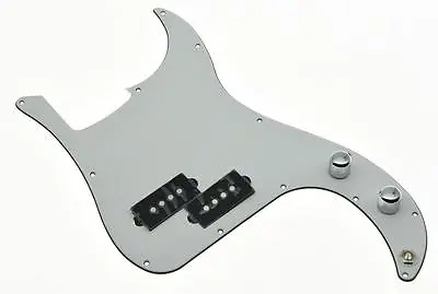 White Prewired Loaded P Bass Pickguard For Fender Precision Bass Guitar • $19.01