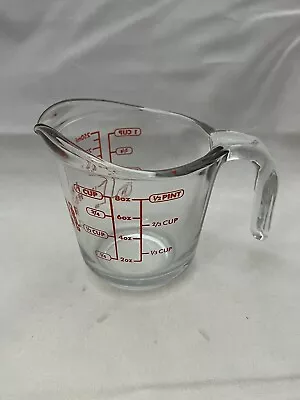 Vintage Anchor Hocking 8 Oz. / 1 Cup/250ml Measuring Cup - Made In USA • $9.99