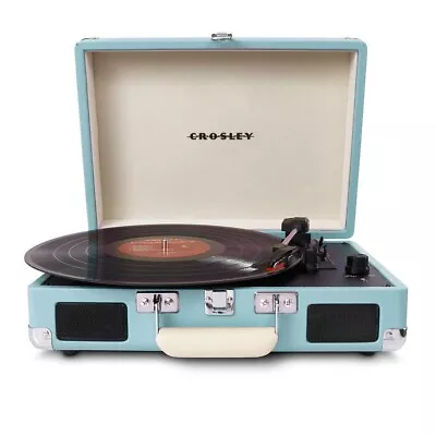 Crosley Cruiser USB Turntable Vinyl Record Player Music 33.345 78RPM Turquoise • $230