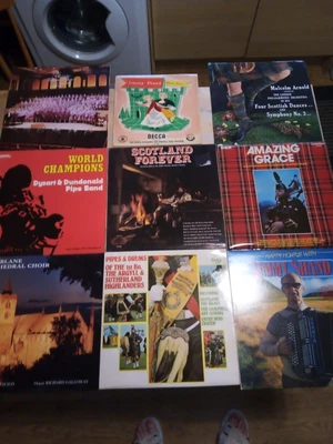 £9.99 • Buy 9 Scottish LP's G-VG Scotland Forever Four Dances Amazing Grace Jimmy Shand Etc