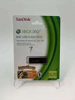 $32 • Buy SanDisk USB FLASH DRIVE 8GB XBOX 360 / Brand NEW & Sealed