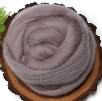 CABBAGE ROSE - Merino Wool Roving Combed Top For Spinning Nuno Felting - 2 Oz • $5.95