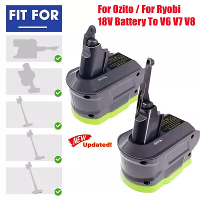 Adapter For Ozito For Ryobi ONE+ 18V Li-ion Battery To For Dyson V8 V7 V6 Animal • $12.09