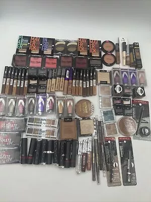 Mixed Makeup Bulk Wholesale Almay Maybelline NYX Rimmel + Others 105 Pieces • $85