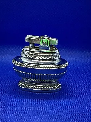 Vintage Table Top Lighter Silver Tone Art Deco Made In Japan • $18.95