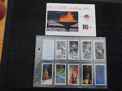 £1.20 • Buy One Complete Set Brooke Bond Tea Cards Plus Album Olympic Challenge 1992