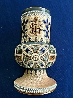 £150 • Buy Rare Doulton Ecclesiastical Vase C 1880