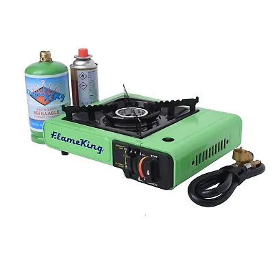 Portable Multi Fuel Butane Or Propane Camping Stove Burner With Carry Case • $42.95