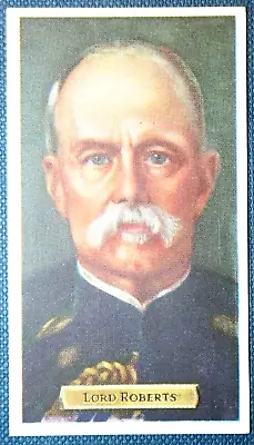 FIELD MARSHAL LORD ROBERTS  Vintage 1937 Tribute Card  BD16M • £4.99