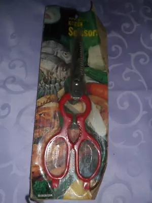 Kitchen Scissors Sharp Heavy Duty Stainless Steel Multi Purpose Food Meat Fish • £4.95