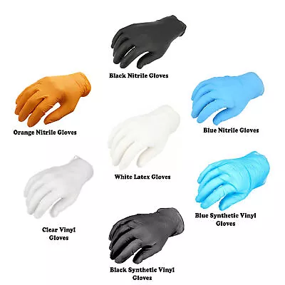 Disposable Medical Exam Gloves Powder Free 4 Mil - 8 Mil Size: S/M/L/XL/2XL • $12.83