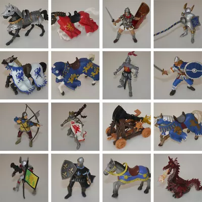 £15 • Buy MEDIEVAL HORSES & KNIGHTS Choose Fantasy Toy Figure By PAPO Schleich ELC Plastoy