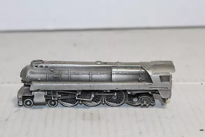 Danbury Mint Pewter Train American Steam Engine Locomotive 1985 4-6-2 Streamline • $10.99