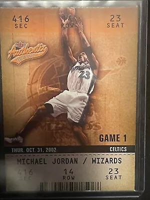 2002-03 MICHAEL JORDAN Fleer Authentic • $8.99