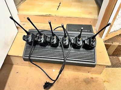 Set Of 6x Motorola GP340 UHF Radio Walkie-Talkie With Charger • £255