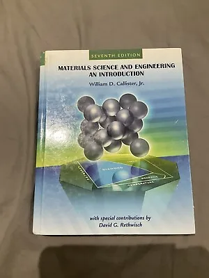 Materials Science And Engineering: An Introduction By William D. Callister... • £15