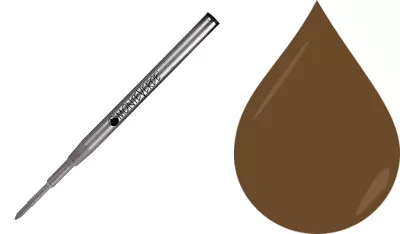 Montblanc Ballpoint Pen Refill In Brown By Monteverde - Medium Point  - NEW • $11.95